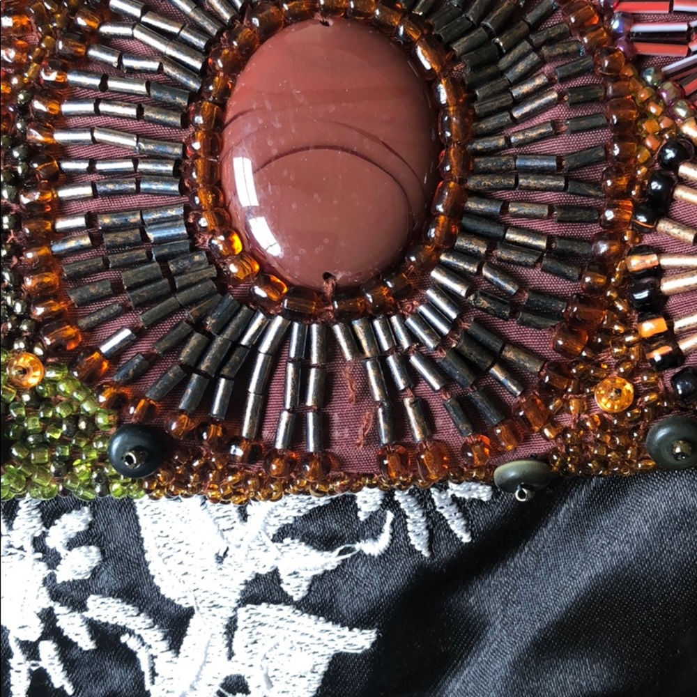 Clara Kasavina Laura Multi-Colored Clutch—missing 2 small rhinestones & 3 beads - Picture 11 of 11